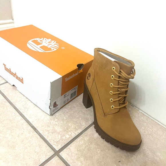 Timberland-Lana Point 6 Inch Lace Up-Wheat Nubuck-Size 9 - Picture 6 of 8